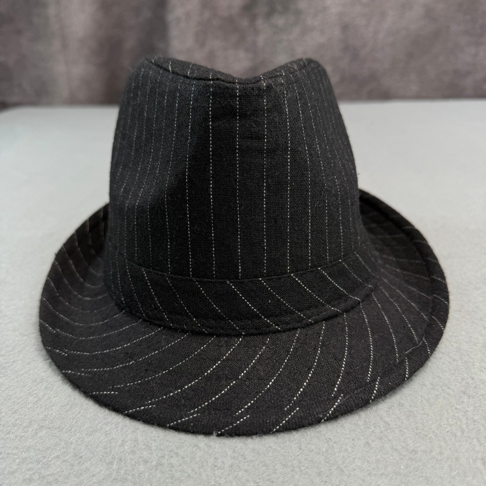 Costumes USA Black Pinstripe Fedora Hat Gangster Costume‎ Accessory RN126228